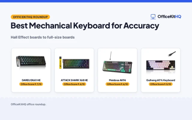 Best Mechanical Keyboard for Accuracy (2026): 5 Picks