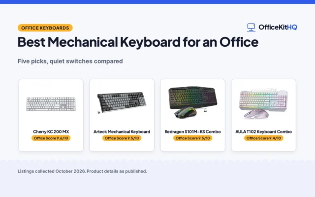 Best Mechanical Keyboard for an Office (2026): 5 Picks