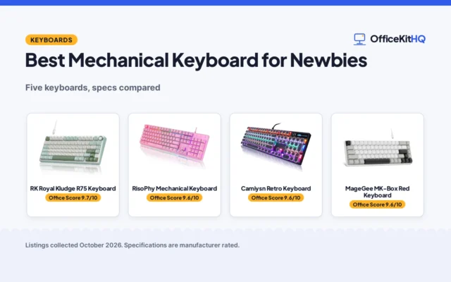 Best Mechanical Keyboard for Newbies (2026): 5 Compared