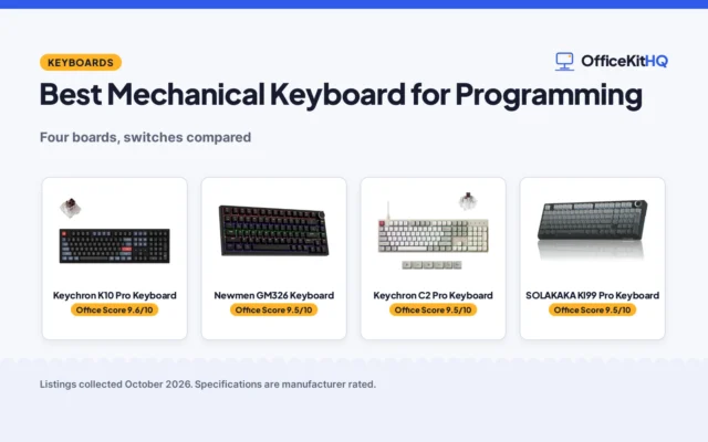 Best Mechanical Keyboard for Programming (2026): 4 Compared