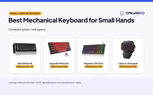Best Mechanical Keyboard for Small Hands: 5 Compared