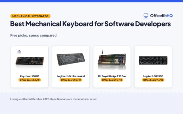 Best Mechanical Keyboard for Software Developers (2026): 5 Compared