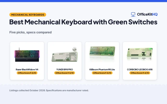 Best Mechanical Keyboard with Green Switches (2026)