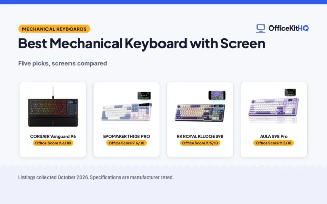 Best Mechanical Keyboard with Screen (2026): 5 Picks