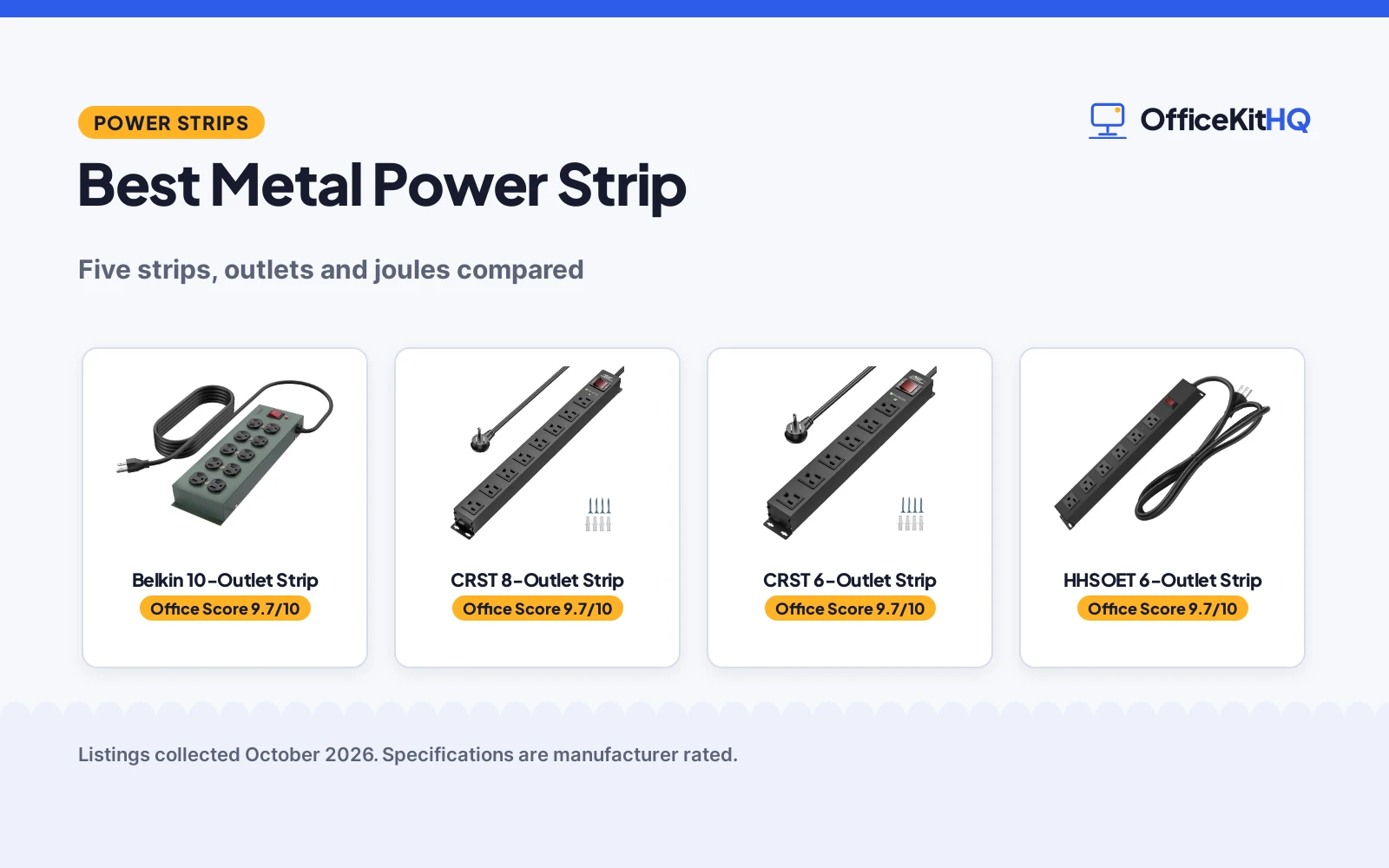 Best Metal Power Strip (2026): 5 Strips Compared