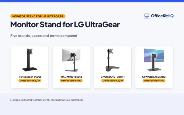 The best monitor stand for lg ultragear (2026)
