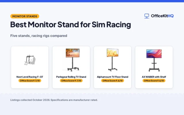 Best Monitor Stand for Sim Racing (2026): 5 Compared