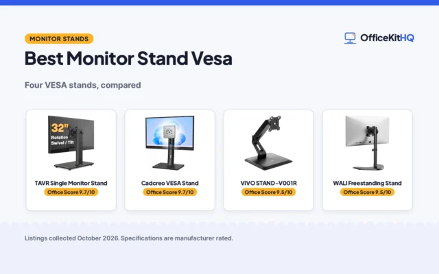 Best Monitor Stand Vesa (2026): 4 Stands Compared