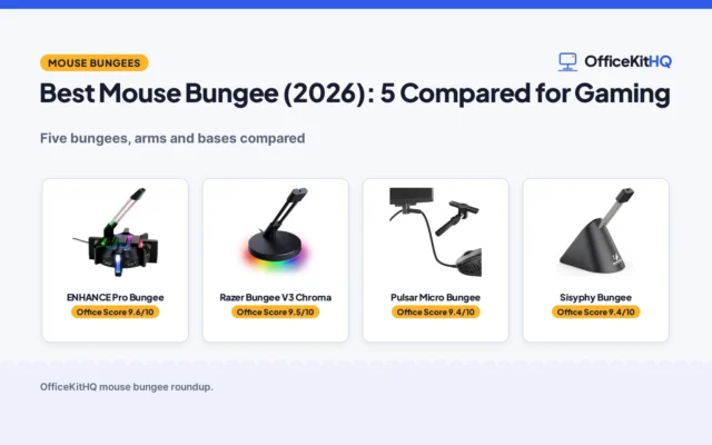 Best Mouse Bungee (2026): 5 Compared for Gaming