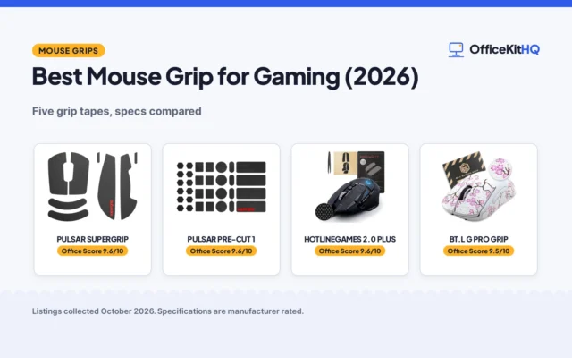 Best Mouse Grip for Gaming (2026): 5 Grip Tapes Compared