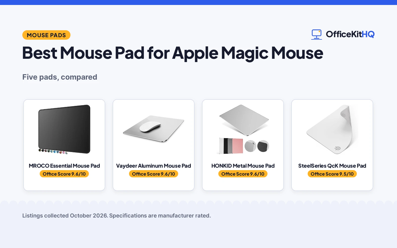 Best Mouse Pad for Apple Magic Mouse (2026)