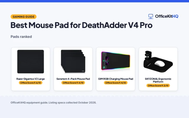 Best Mouse Pad for DeathAdder V4 Pro (2026): 4 Picks