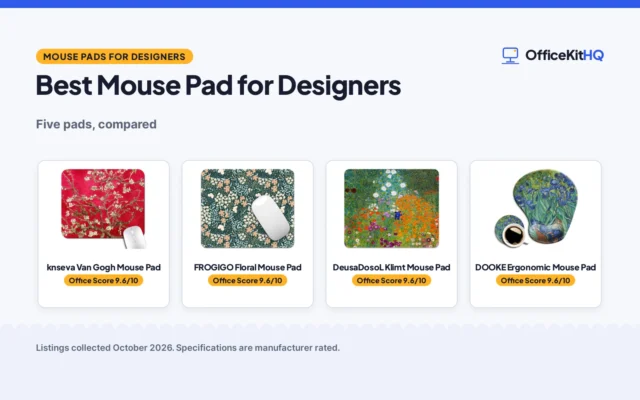 Best Mouse Pad for Designers: 5 Compared for Art