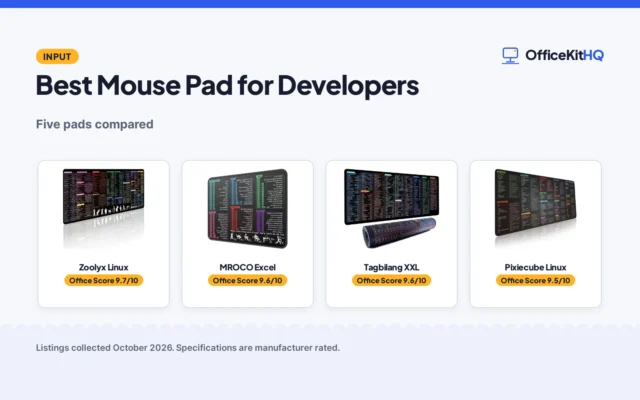 Best Mouse Pad for Developers (2026): 5 Compared