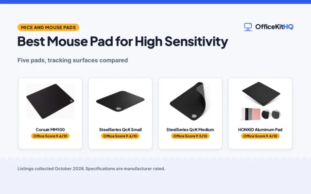 Best Mouse Pad for High Sensitivity Gaming (2026)