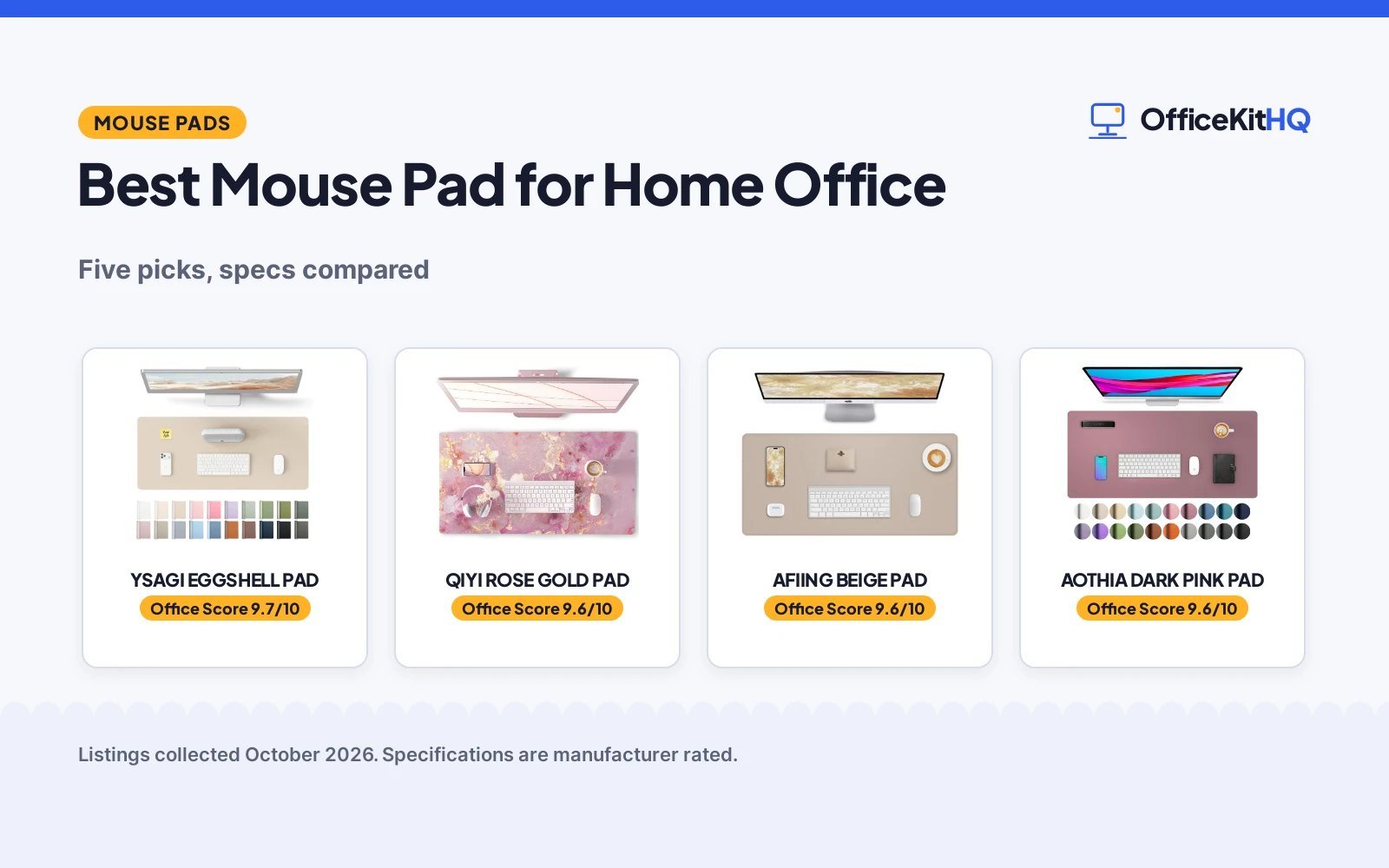 Best Mouse Pad for Home Office: 5 Leather Desk Pads Compared