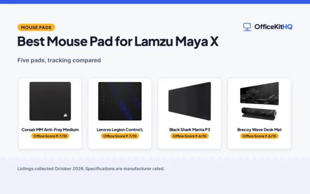 Best Mouse Pad for Lamzu Maya X (2026): 5 Compared
