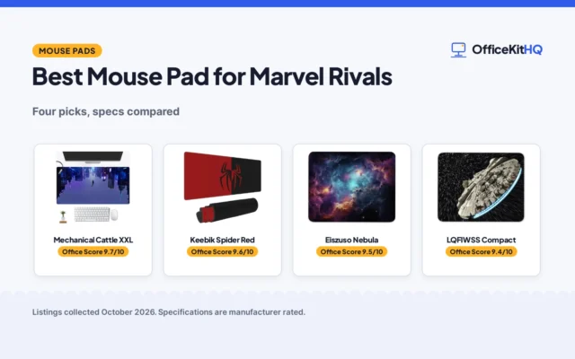 Best Mouse Pad for Marvel Rivals (2026): 4 Compared