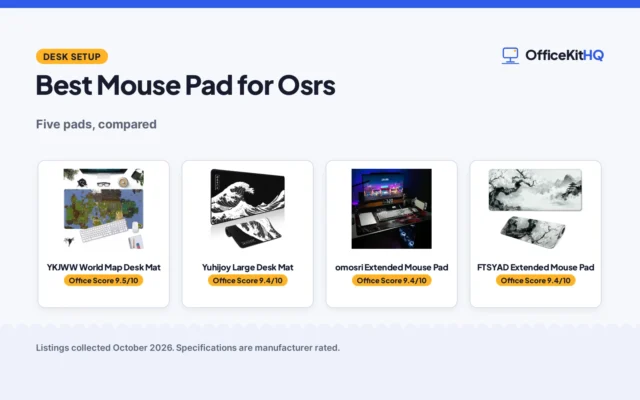 Best Mouse Pad for Osrs (2026): 5 Compared