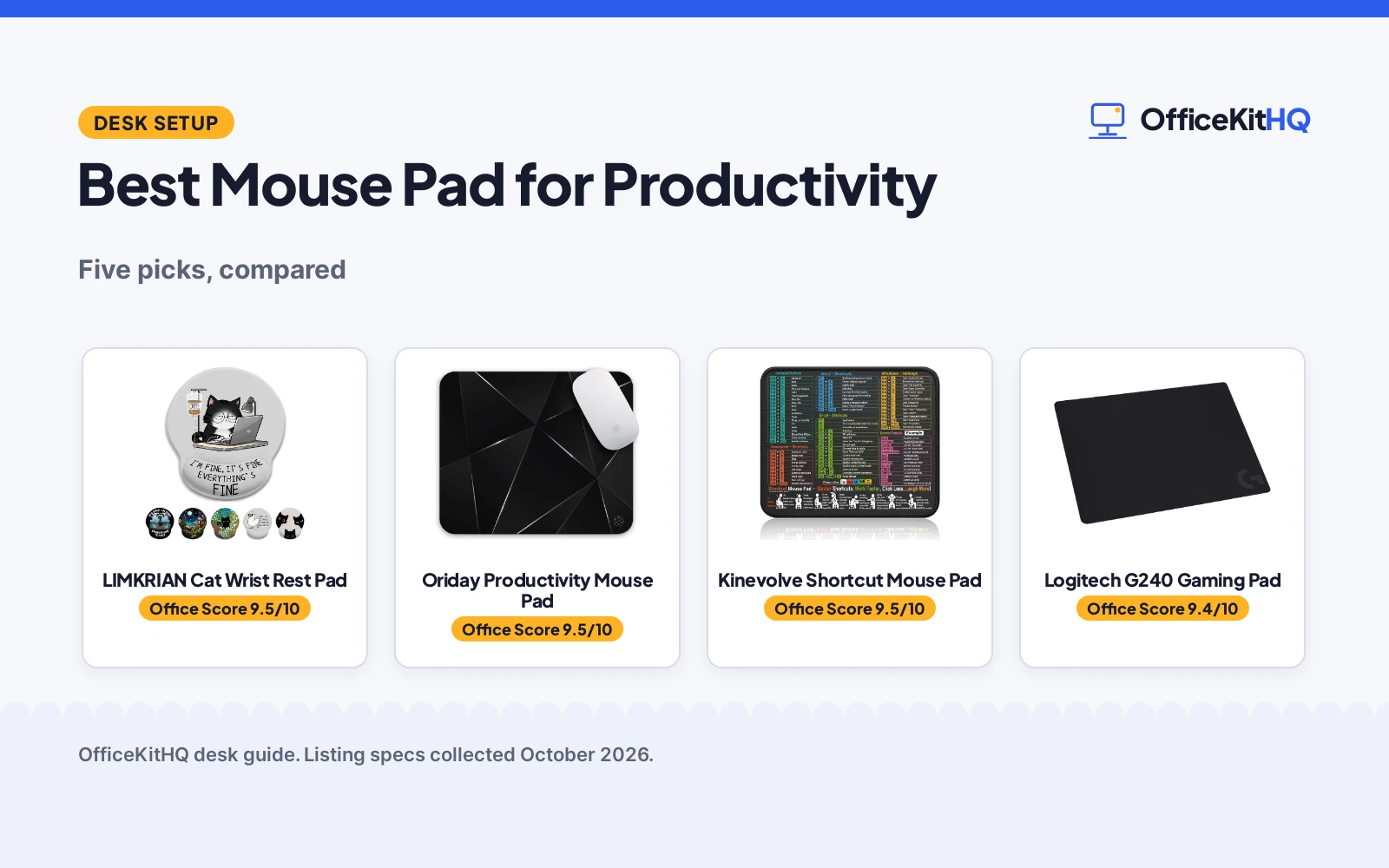 Best Mouse Pad for Productivity (2026)