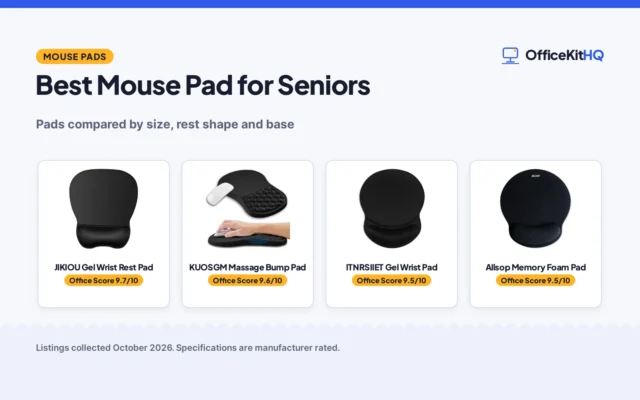 Best Mouse Pad for Seniors (2026): 5 Compared