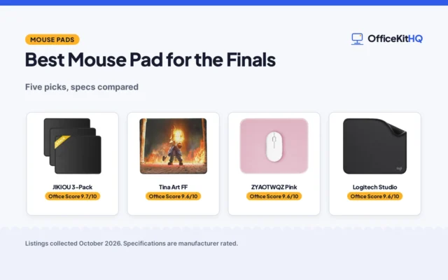 Best Mouse Pad for the Finals (2026): 5 Compared