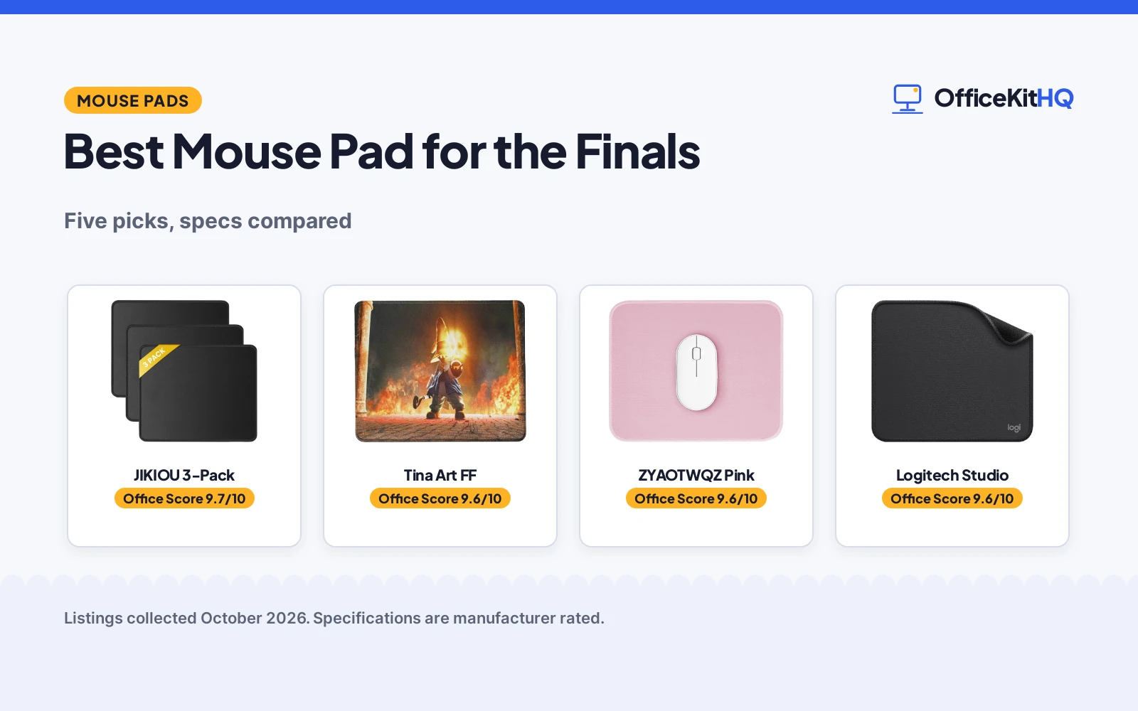 Best Mouse Pad for the Finals (2026): 5 Compared