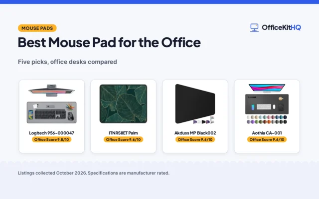 Best Mouse Pad for the Office (2026): 5 Compared