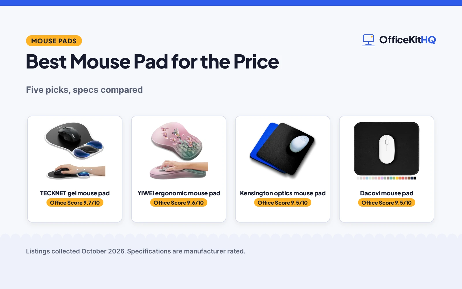 Best Mouse Pad for the Price (2026): 5 Compared