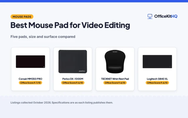 Best Mouse Pad for Video Editing (2026): 5 Compared