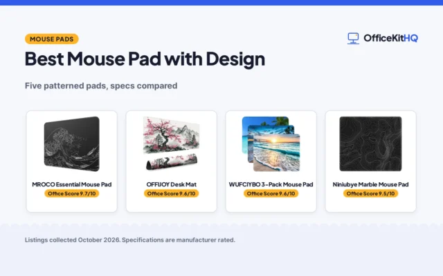 Best Mouse Pad with Design (2026): 5 Compared