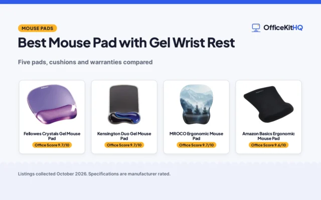 Best Mouse Pad with Gel Wrist Rest: 5 Compared