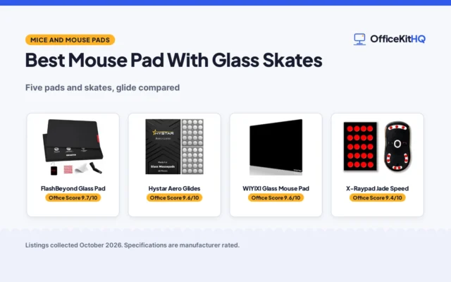 Best Mouse Pad With Glass Skates (2026): 5 Compared