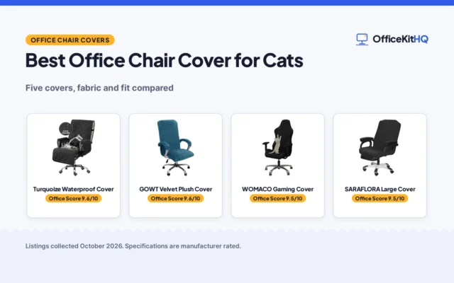 Best Office Chair Cover for Cats (2026): 5 Compared