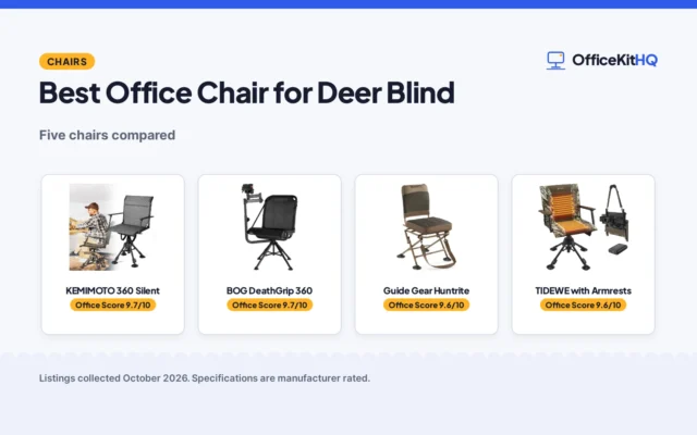 Best Office Chair for Deer Blind (2026): 5 Compared