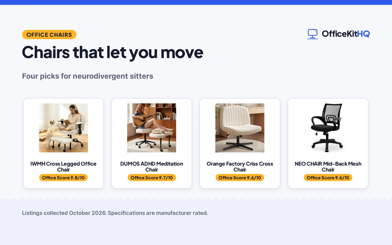 Best Office Chair for Neurodivergent Adults (2026)
