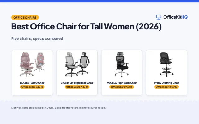 Best Office Chair for Tall Women (2026): 5 Compared