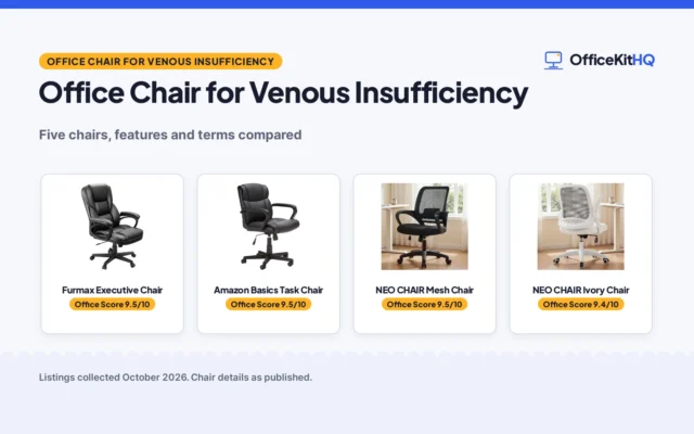 The best office chair for venous insufficiency (2026)