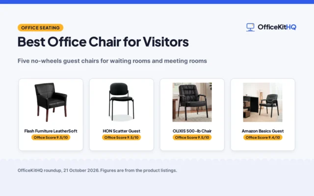 Best Office Chair for Visitors (2026): 5 Picks Compared