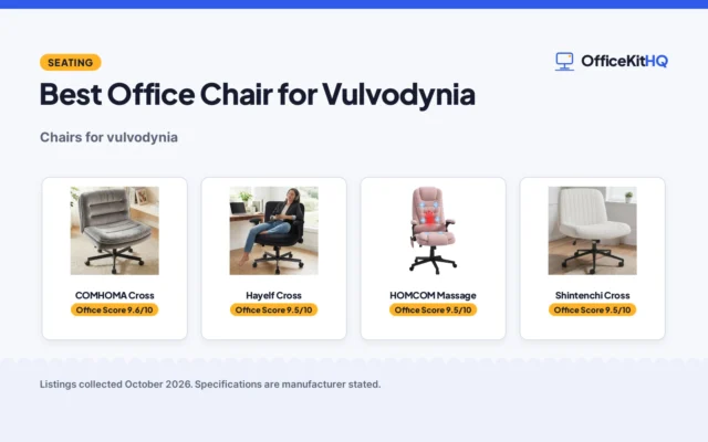 Best Office Chair for Vulvodynia (2026): 4 Chairs