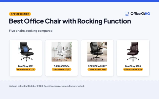 Best Office Chair with Rocking Function (2026): 5 Compared