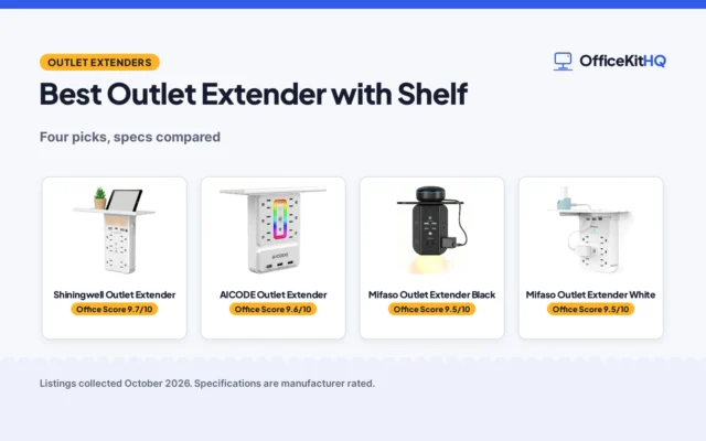 Best Outlet Extender with Shelf (2026): 4 Picks Compared