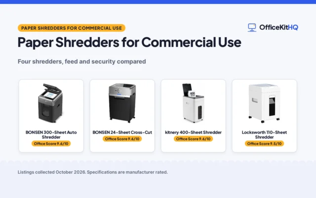 Best Paper Shredder for Commercial Use (2026)