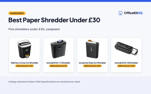 Best Paper Shredder Under £30: 5 Picks Compared