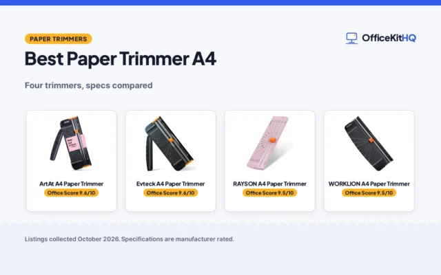 Best Paper Trimmer A4 (2026): 4 Picks Compared