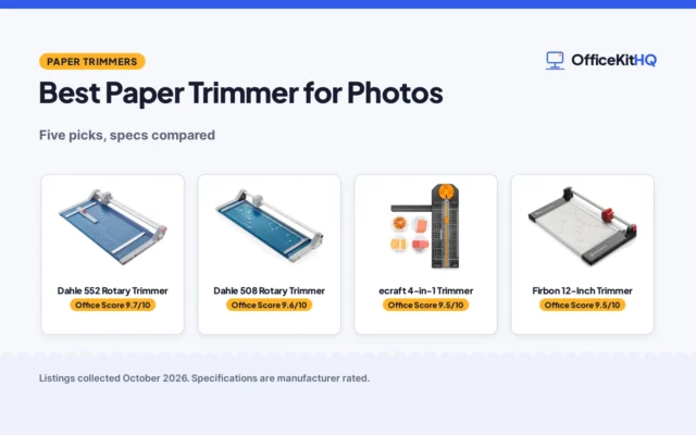 Best Paper Trimmer for Photos (2026): 5 Trimmers Compared