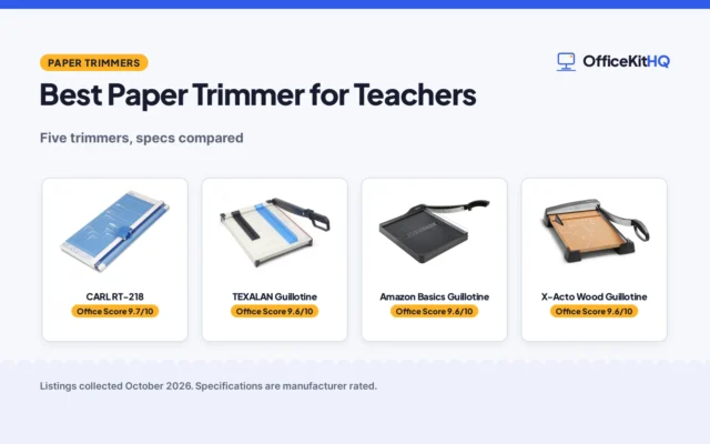 Best Paper Trimmer for Teachers (2026): 5 Picks Compared