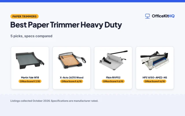Best Paper Trimmer Heavy Duty (2026): 5 Picks Compared