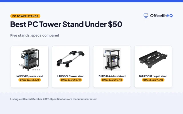 Best PC Tower Stand Under $50 (2026): 5 Stands Compared