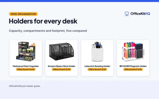 Best Pen Holder for Office: 5 Holders Compared